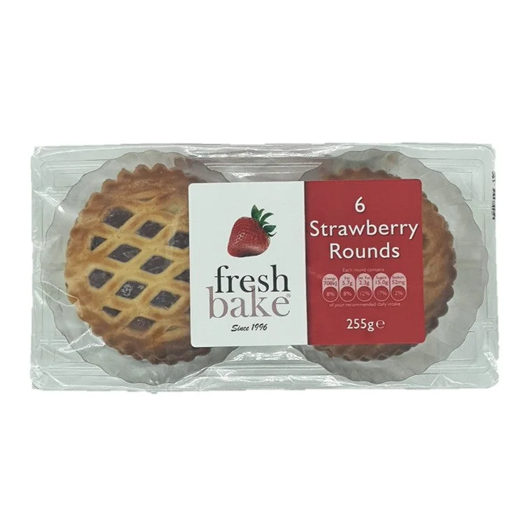 - Summer pet ice matFresh Bake Strawberry Lattice Rounds, 6pk