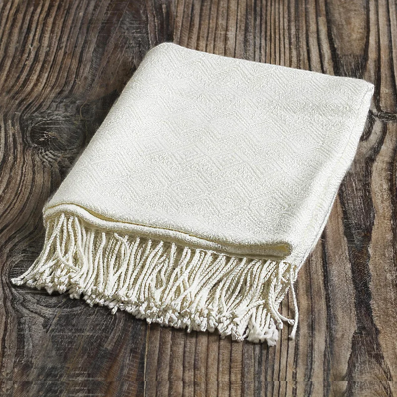 - Rabbit grass rack to prevent waste food boxWhite Andean Textures Textured White Alpaca Acrylic Blend Throw Blanket from Peru