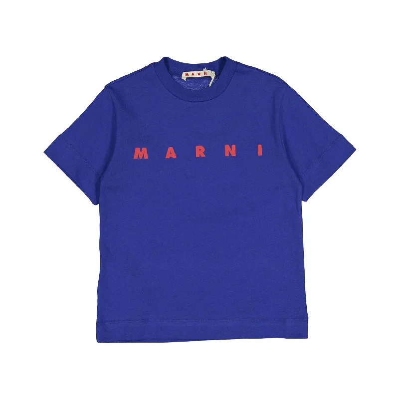  -Anti-scratch scratching board AND cat bed in oneMarni Blue Logo T-Shirt