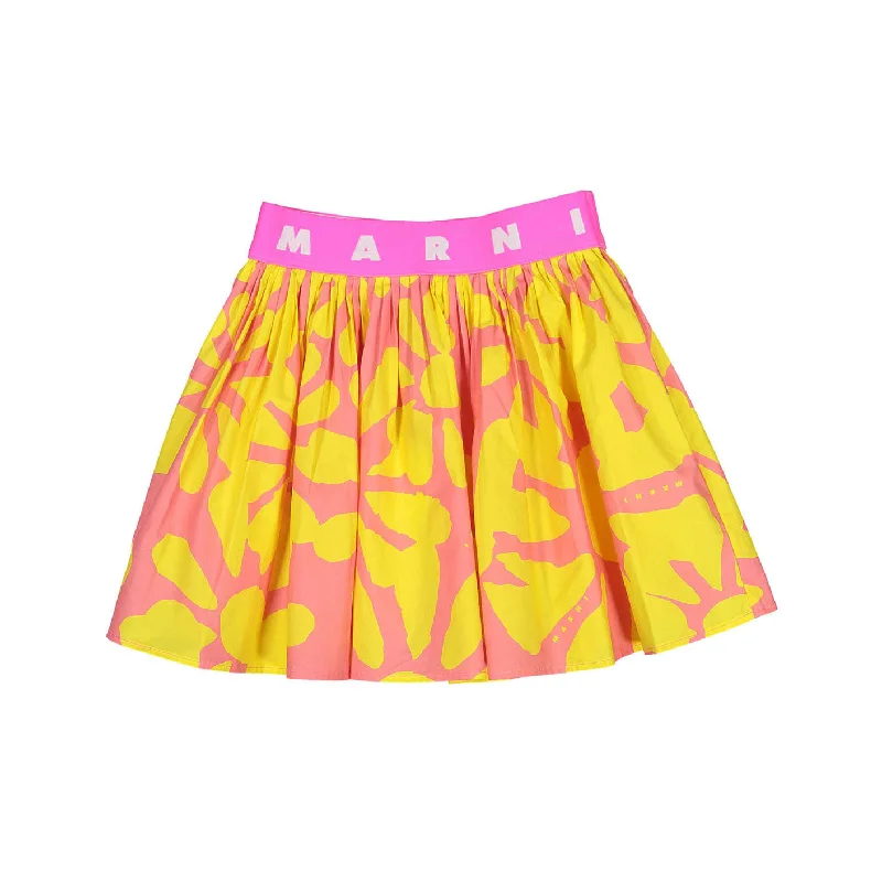 - Chinchilla cooling ice nest ceramic plateMarni Pink/Yellow Floral Skirt