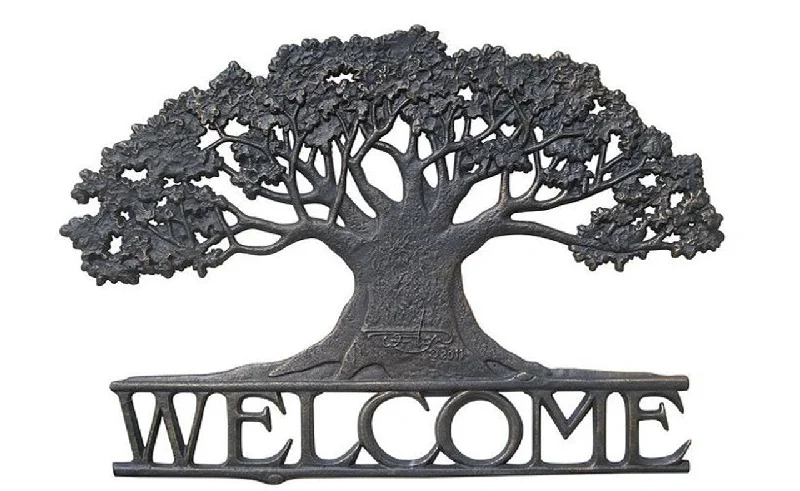 - Winter warm clothes for short-haired dogsWelcome Sign Metal Tree