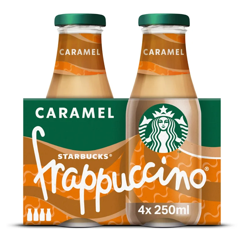  -Splash-proof food bowl AND Anti-choking slow food bowlStarbucks Frappuccino Caramel Flavoured Milk Iced Coffee 4x250ml