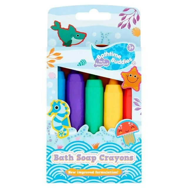 ---Bathtime Buddies Bath Soap Crayons