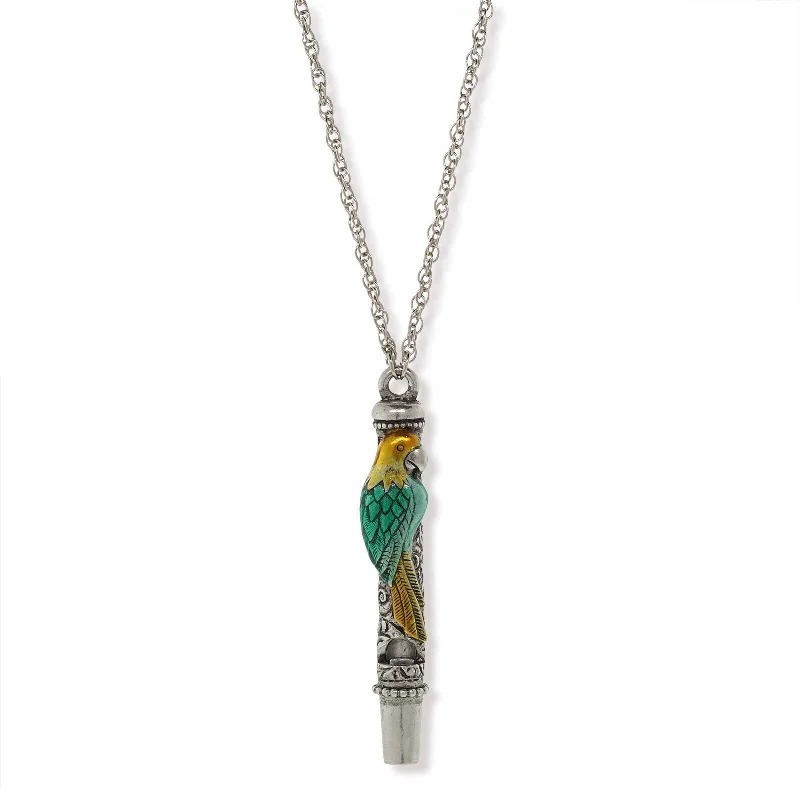 - Custom pet birthday cake1928 Jewelry® Pewter Green And Yellow Enamle Parrot Whistle Necklace 30"