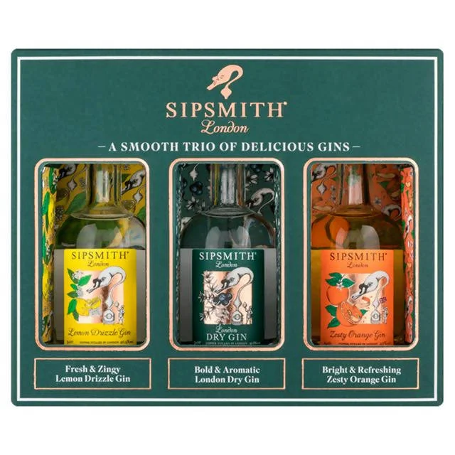  -Splash-proof food bowl AND Anti-choking slow food bowlSipsmith London Mini Trio of Gins Gift Set