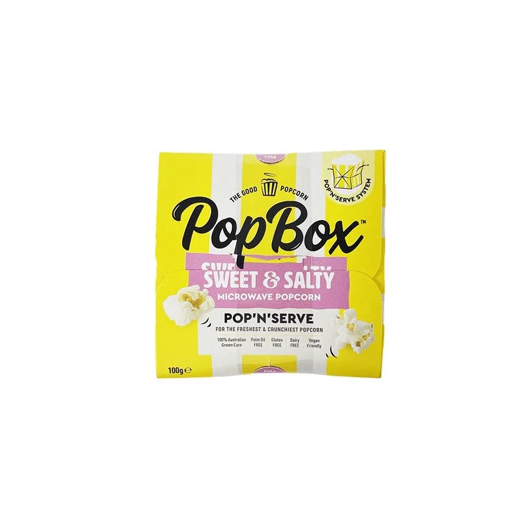 - Pet fence foldable indoorPopBox Microwave Popcorn, Sweet & Salty, 100g