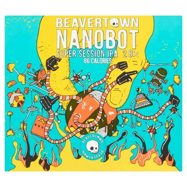 - Organic cotton dog bibsBeavertown Nanobot Super Session IPA 4x330ml