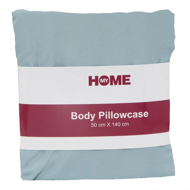 ---My Home Microfibre Body Pillowcase, Blue Haze