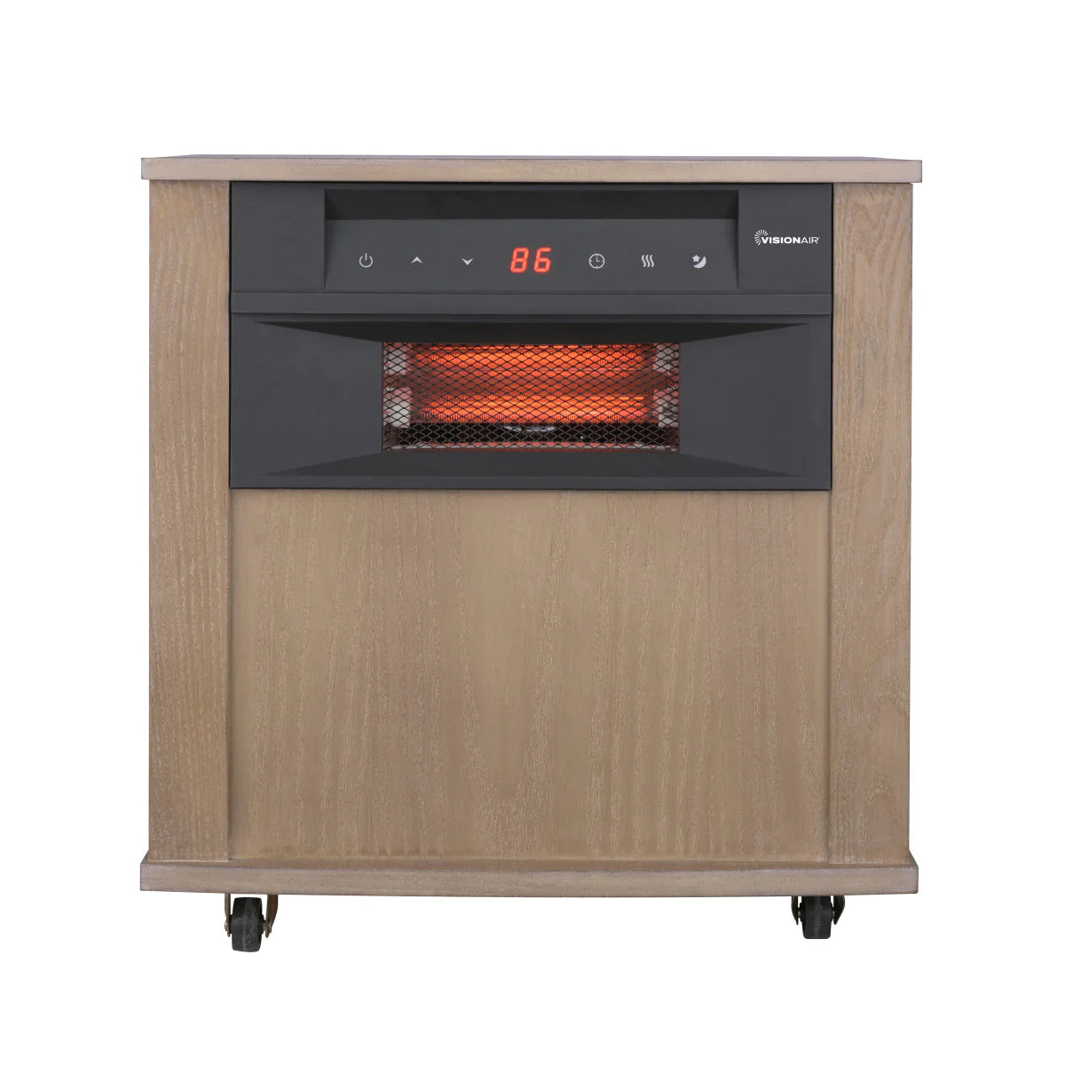 - Remote interactive pet feeder18" 1000/1500W Digital 6 Tube Infrared Heater with Remote