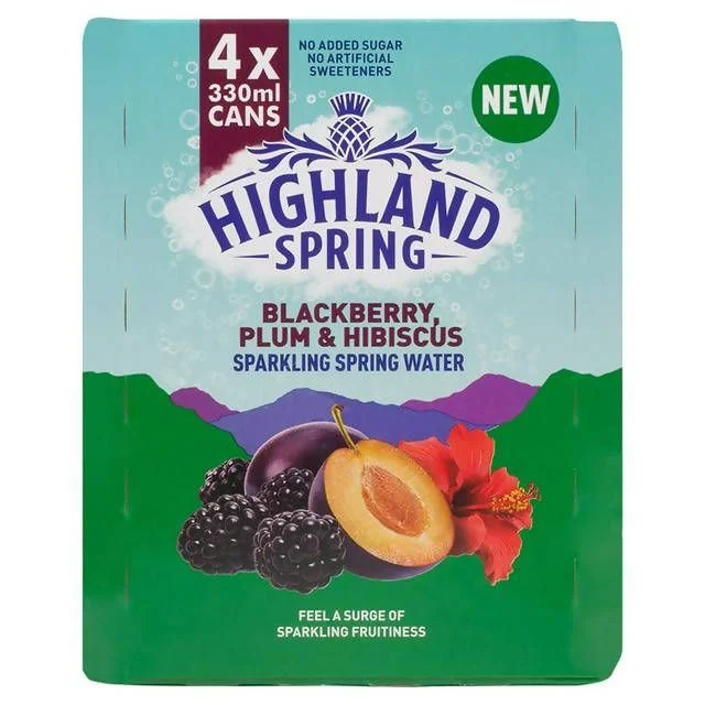  -Non-contact cat thermometerHighland Spring Blackberry, Plum & Hibiscus Sparkling Spring Water 330ml