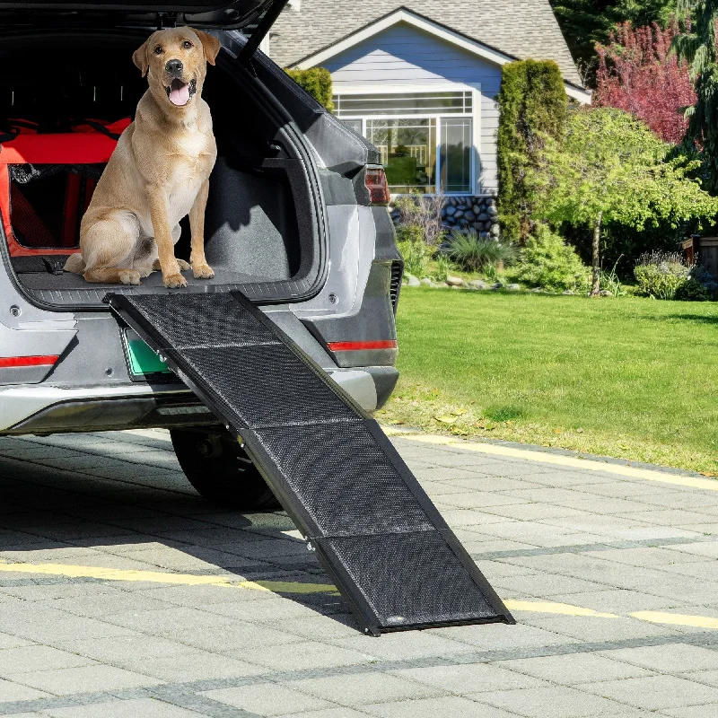  . **Cat comb to remove hair balls**PawHut Folding Dog Ramp for Car for Extra Large Dogs