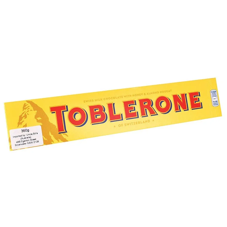 - Custom pet birthday cakeToblerone Milk Chocolate, 360g