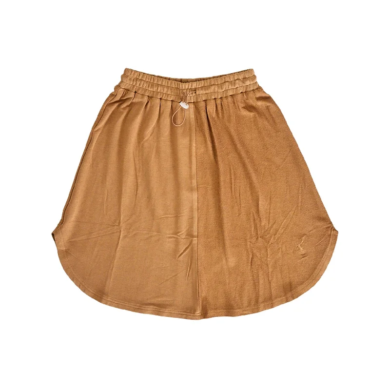 - ​​Christmas pet Christmas clothingHey Kid Tan Paneled Skirt