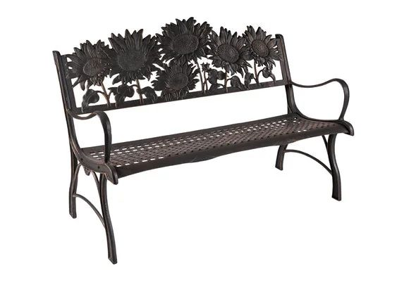 - Summer pet ice matGarden Bench Cast Iron Sunflower