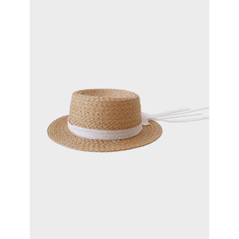 Pet ProductsLouisiella Oprah Boater Hat- White