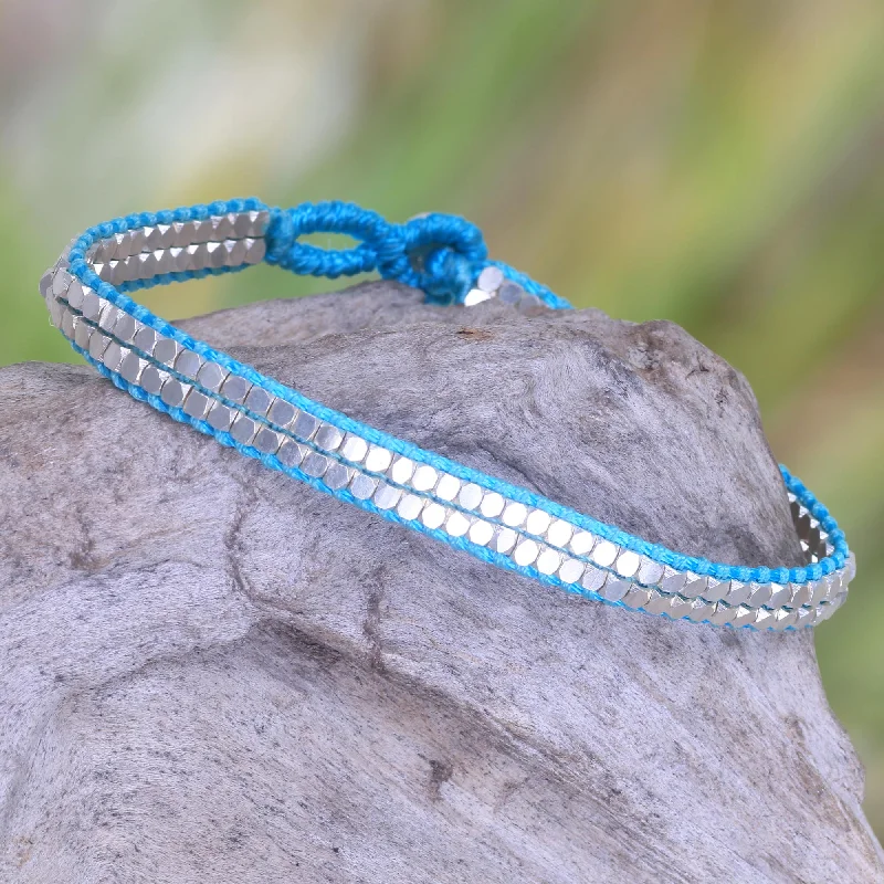 - Pet monitor with cameraShimmering Path in Turquoise Artisan Crafted Turquoise Beaded Sterling Silver Bracelet