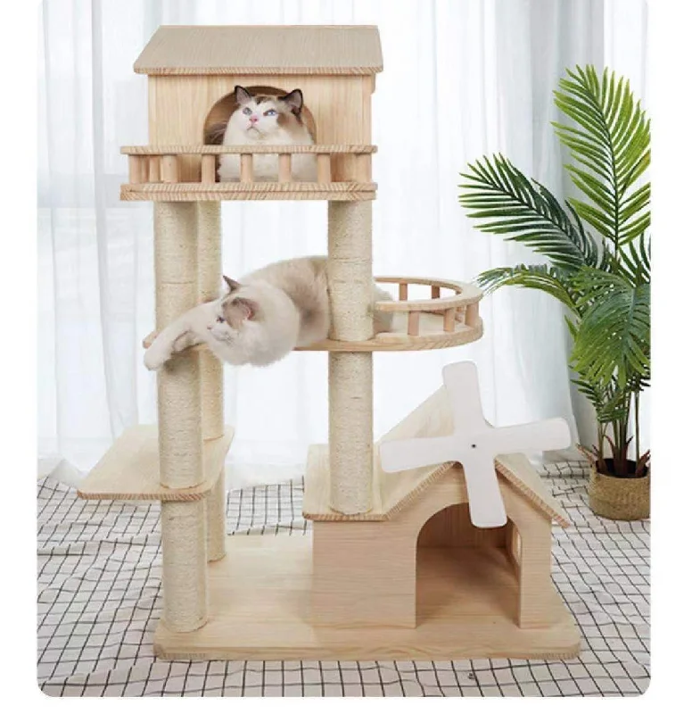 - Pet stroller can be taken on the plane3 Tier Cat Tower