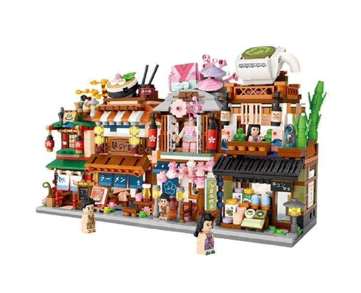 - Plush pet toy selectionJapanese Street Mini Blocks Set