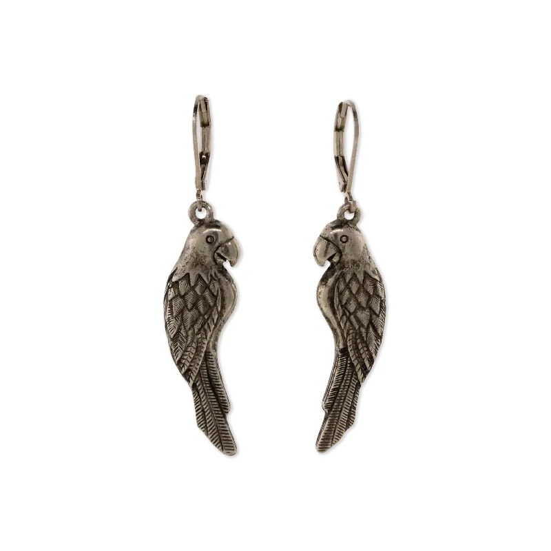 - Winter warm clothes for short-haired dogs1928 Jewelry® Pewter Parrot Earrings