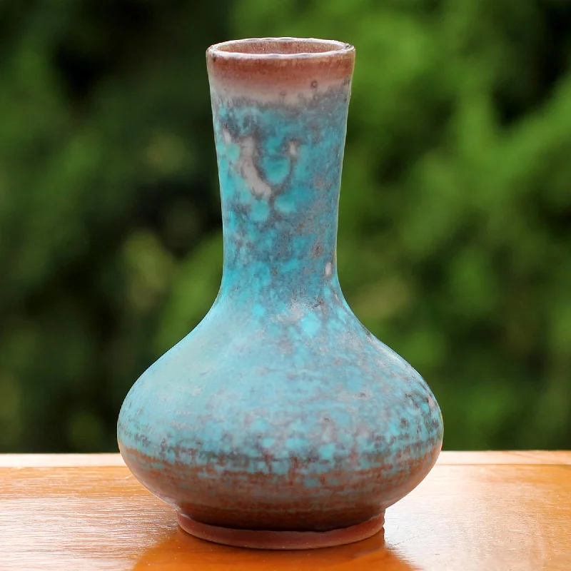 - Dog heart rate monitoring collarCoral Cluster Hand Crafted Turquoise Thai Celadon Ceramic Bud Vase