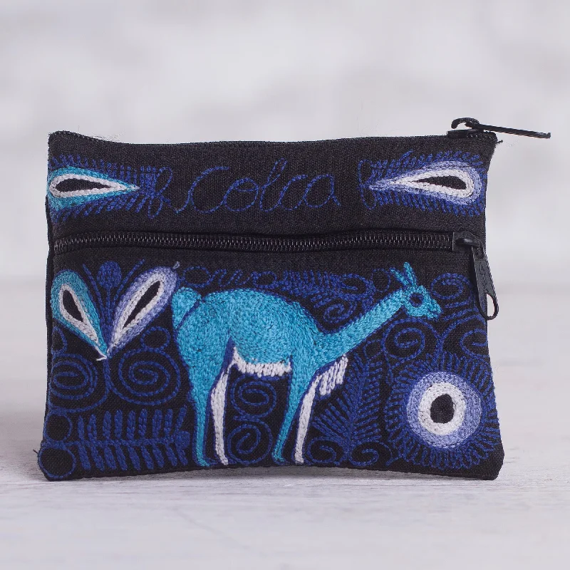 - Pet tear stain cleaning wipesColca Deer Deer-Themed Embroidered Coin Purse from Peru