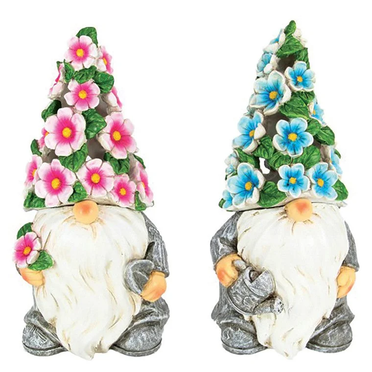 - Summer pet ice matSolar Flower Gnome, 2 Asstd