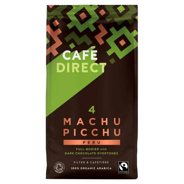 - Parrot climbing and standing wooden frameCafédirect Fairtrade Organic Machu Picchu Peru Ground Coffee 227g