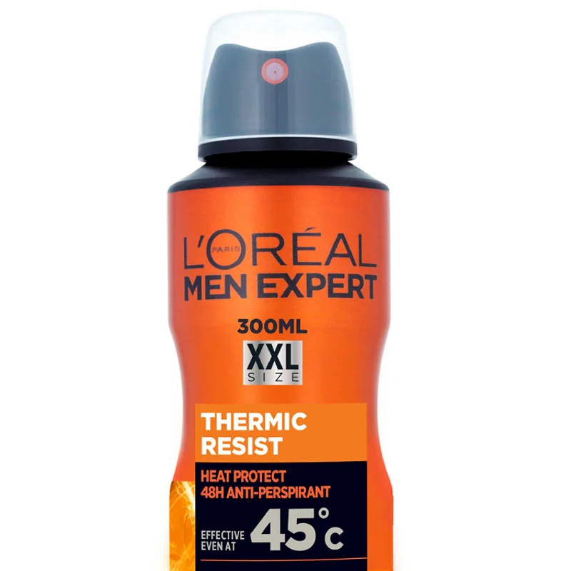 - Winter dog thick down jacketL'Oreal Men Expert Thermic Resist Heat Protect 48H Anti-Perspirant Spray Deodorant 300ml