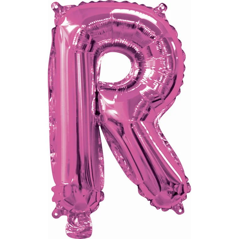 - Parrot climbing and standing wooden framePink Foil Balloon, 35cm, Letter R