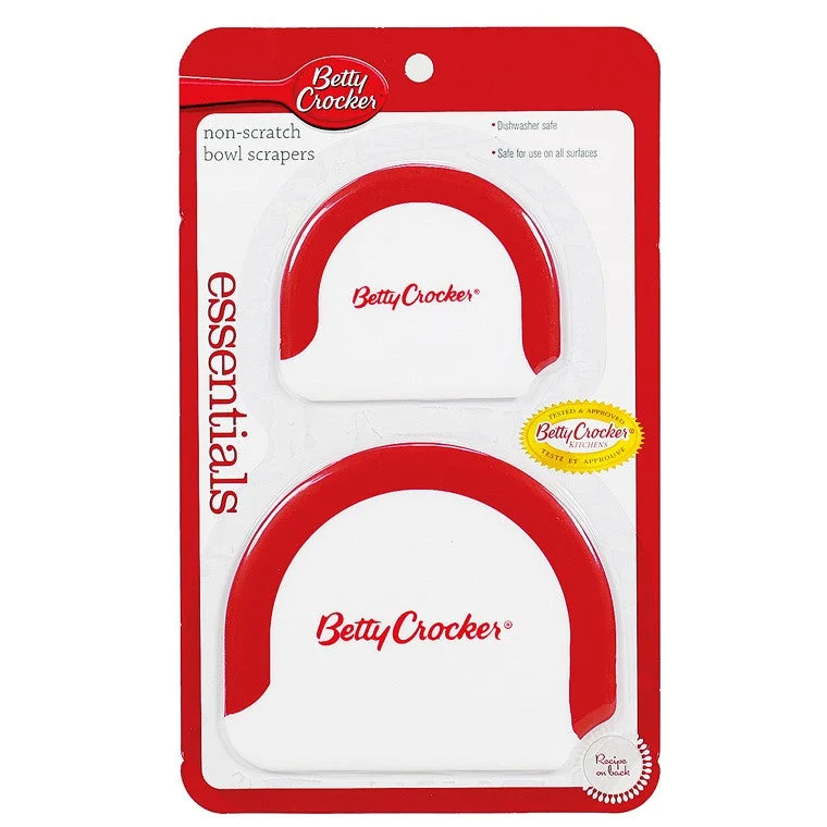 - Air box TSA certified check-inBetty Crocker Bowl Scrapers, Set of 2