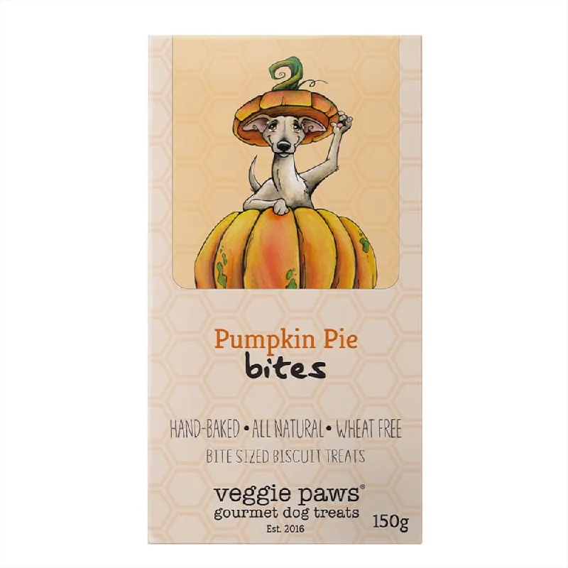  . **Special Needs**  - Dog food recommendations for multi-dog householdsVeggie Paws Gourmet Dog Treats Bites 150g - Pumpkin Pie