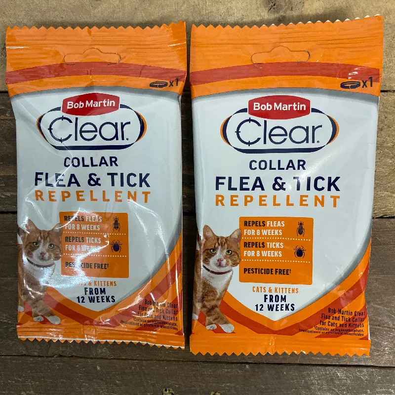    - Cat food for picky eaters  2x Bob Martin Clear Flea & Tick Repellent Collar for Cats (2x Single Packs)