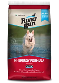  . **Special Needs**  - Gastrointestinal conditioning dog foodRiver Run Hi-Energy 24-20 Dog Food