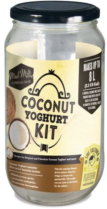    - Hypoallergenic cat food  - Special food for senior dogsMad Millie Coconut Yoghurt Kit