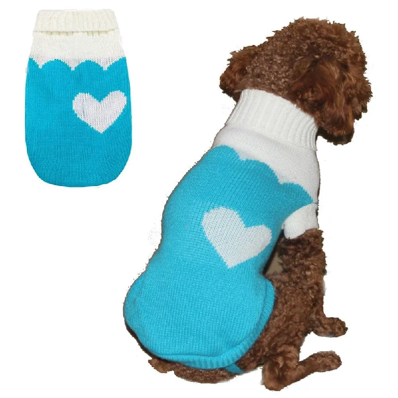 Pet rehabilitation recovery clothes (such as post-operative clothes)KUTKUT Small Dog Girl Boy Knitted Warm Winter Puppy Kitten Cat Sweater, Cute Heart Doggie Sweater for Shihtzu, Maltese, Yorkii, Pug