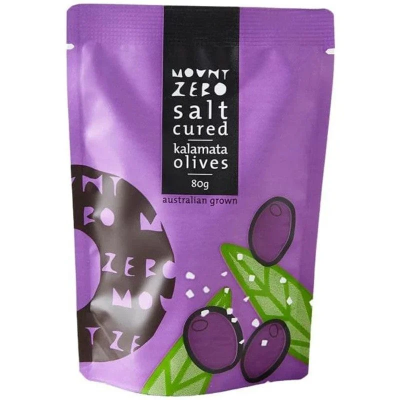    - Indoor cat food  - Food for sterilized dogsMount Zero Olives Salt Cured Kalamata Olives 80g